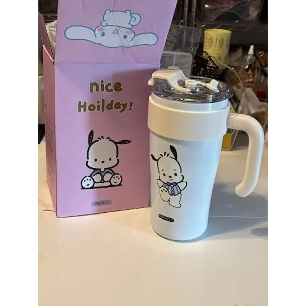 #PC-157 Pochacco Stainless Steel Tumbler 30.1 oz with handle